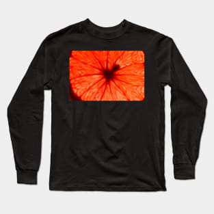 Red Abstract Fruit Long Sleeve T-Shirt